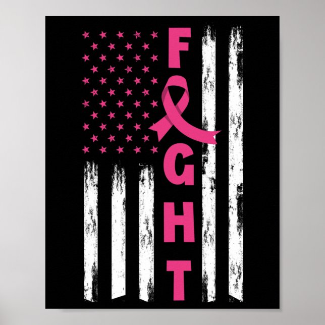 Affiche Fight Breast Cancer American (Devant)