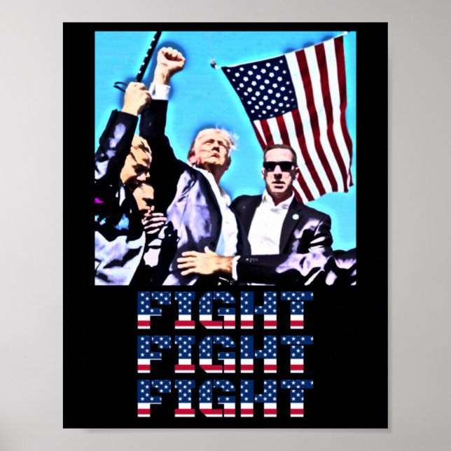 Affiche Fight Fight Rally Fist Pump (Devant)