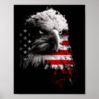 Affiche Fighter Jets Drapeau USA Patriotique Eagle Boys 4t