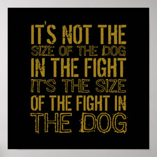 Affiche Fighting Dog