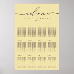 Affiche Figue de minuit et champagne Accueil Mariage Place