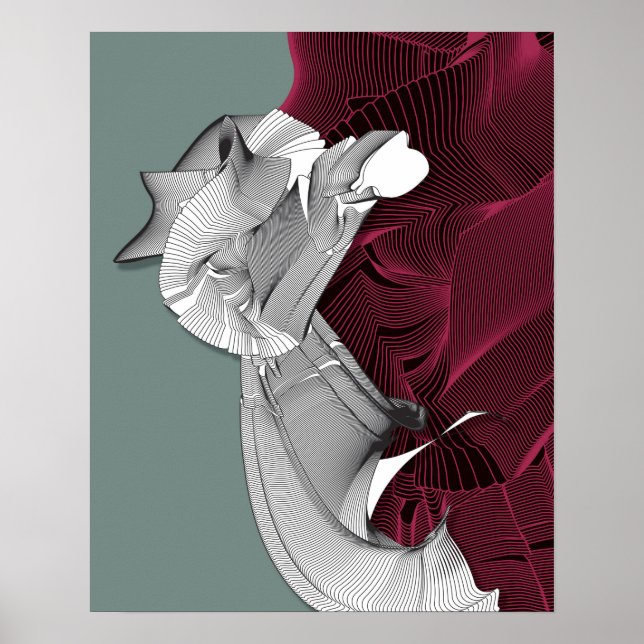 Affiche Figure Art numérique (Devant)