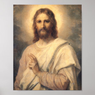 Affiche Figure de Jésus Christ By Heinrich Hofmann