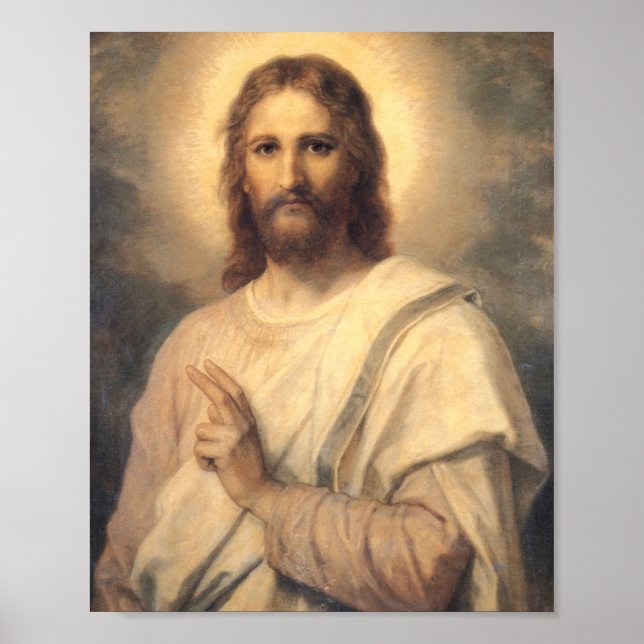 Affiche Figure de Jésus Christ By Heinrich Hofmann (Devant)