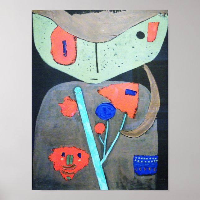 Affiche Figure du théâtre oriental, Paul Klee (Devant)