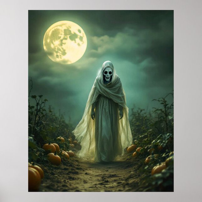 Affiche Figure Fantomatique au Clair de Lune (Devant)