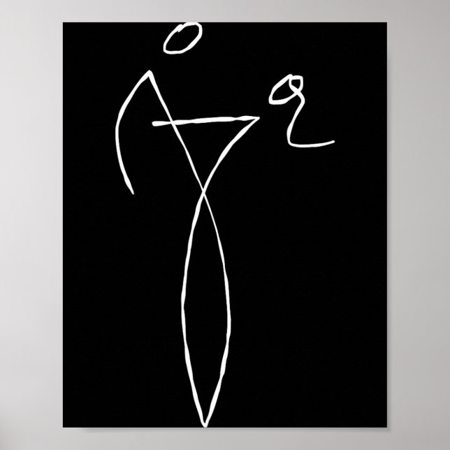 Affiche Figure graphique bâton (Devant)