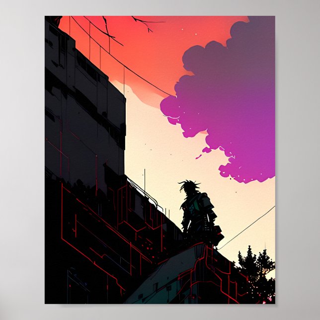 Affiche Figure solitaire (Devant)