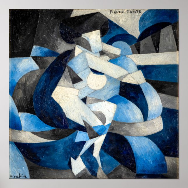 Affiche Figure Triste | Francis Picabia | (Devant)