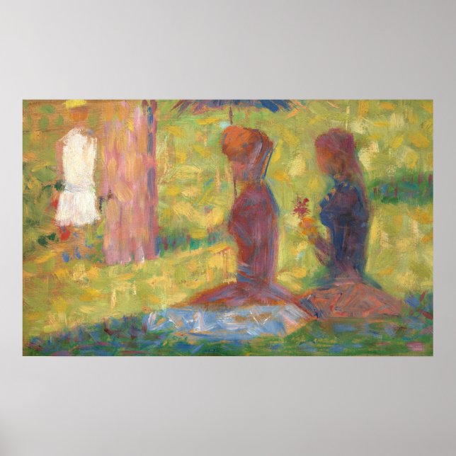 Affiche Figures, La Grande Jatte - Georges Seurat Art (Devant)