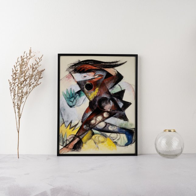 Affiche Figurine calibrée pour The Tempest par Franz Marc (Créateur téléchargé)