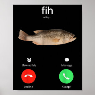 Affiche Fih Appel Me Rappel Message Refuser Accepter Télép