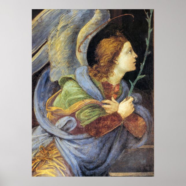 Affiche Filippino Lippi - Archangel Gabriel - Vers 1490 - (Devant)