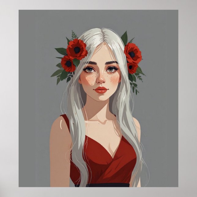 Affiche fille (Devant)