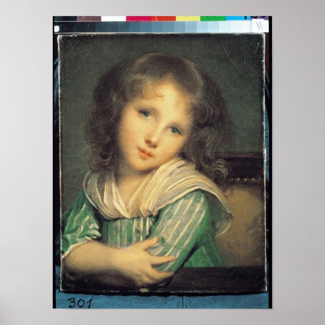 Affiche Fille à la fenêtre (Devant)