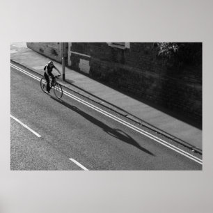 Affiche Fille à vélo