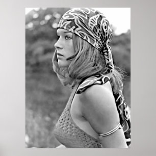 Affiche Fille avec Bandana Art Print
