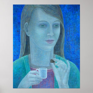 Affiche Fille avec du chocolat 2011