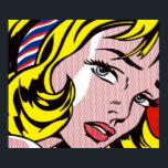 Affiche Fille avec le ruba de roy lichtenstein<br><div class="desc">Fille avec le ruba de cheveux lichtenstein Anime Cartoon Comic Fiction Manga</div>