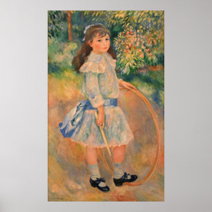 Affiche Fille avec un cercle