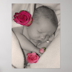 Affiche fille d'accueil