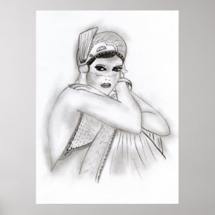 Affiche Fille d'aileron