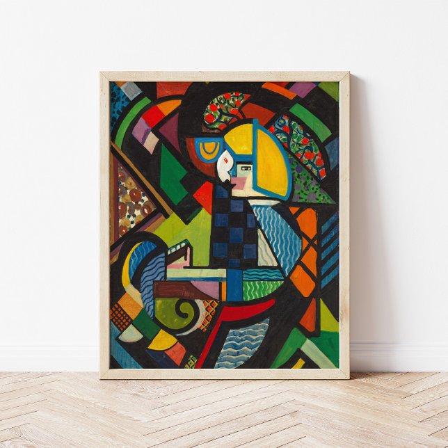 Affiche Fille dans un rocher | Henry Lyman Saÿen (Créateur téléchargé)