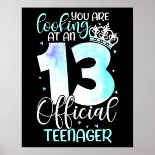 Affiche Fille de 13 ans Cute officielle Adolescente Naissa