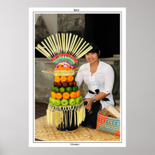 Affiche Fille de Balinese