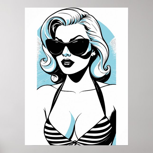 Affiche Fille de Californie (Devant)