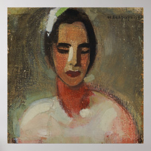 Affiche Fille de Californie, Helene Schjerfbeck