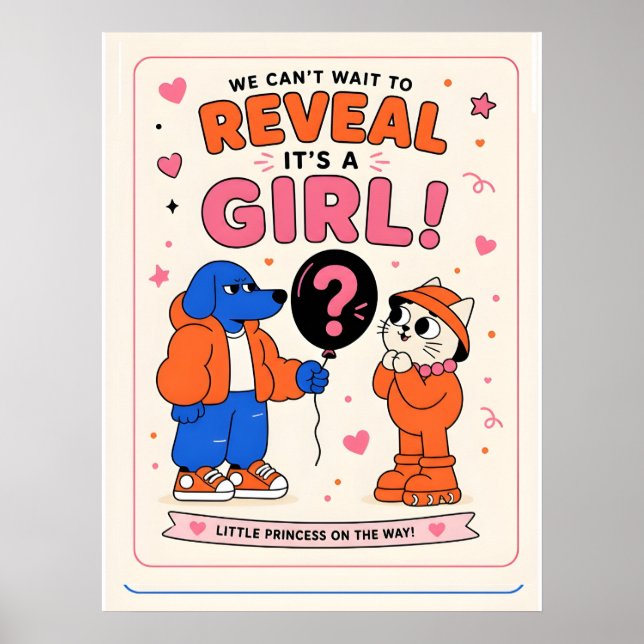 Affiche fille de genre (Devant)