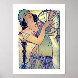 Affiche Fille de gitan de Mucha