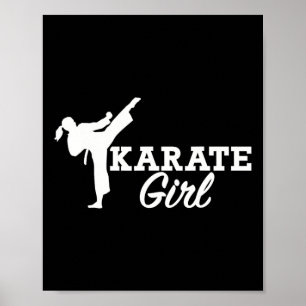 Affiche Fille de karaté 1 