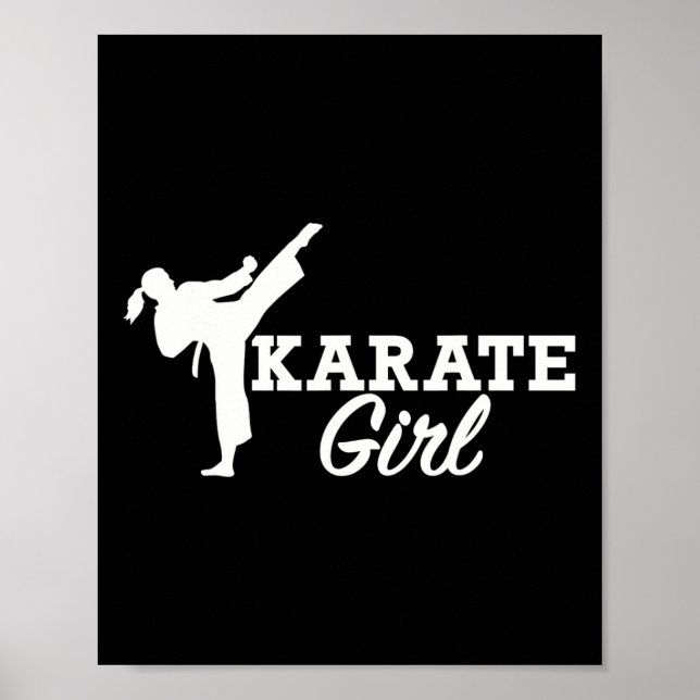 Affiche Fille de karaté 1  (Devant)