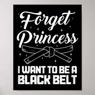 Affiche Fille de karaté Arts martiaux Mma Jiu Jitsu Boxe p