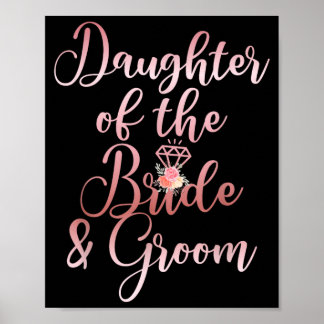 Affiche Fille de la mariée et du marié Fille