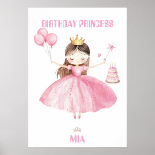 Affiche Fille de l'affiche du 1er anniversaire de Petite P