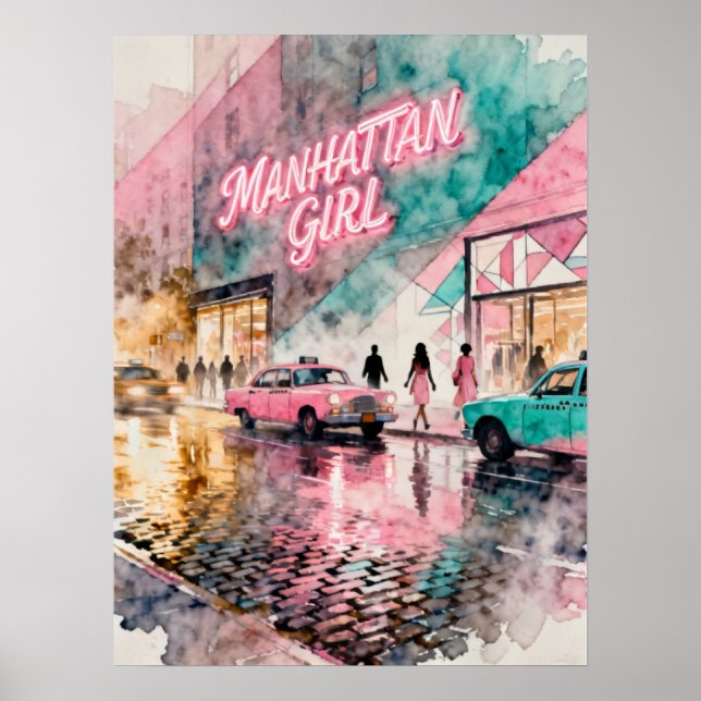 Affiche Fille de Manhattan (Devant)