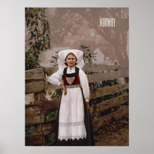 Affiche Fille de Norvège