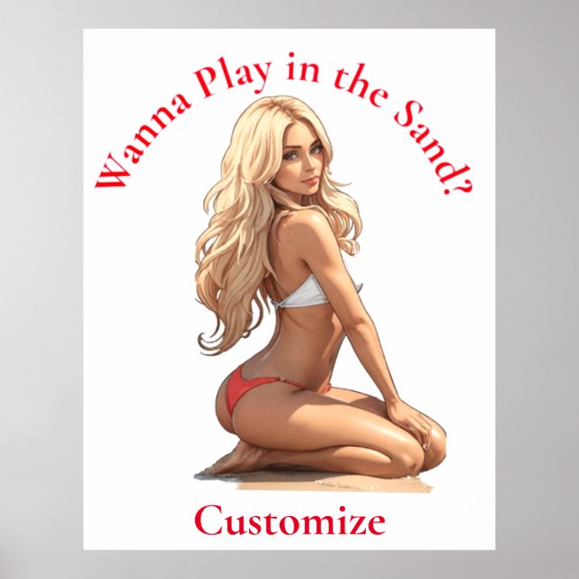 Affiche Fille de plage de Bikini Thunder_Cove (Devant)