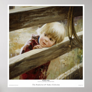 Affiche Fille de rodéo