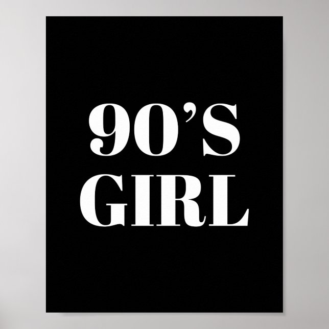 Affiche Fille des années 90 (Devant)