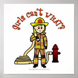 Affiche Fille des pompiers de Blonde