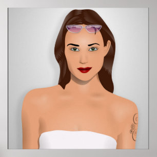 AFFICHE FILLE D'ÉTÉ