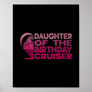 Affiche Fille du croiseur d'anniversaire Drôle de croisièr