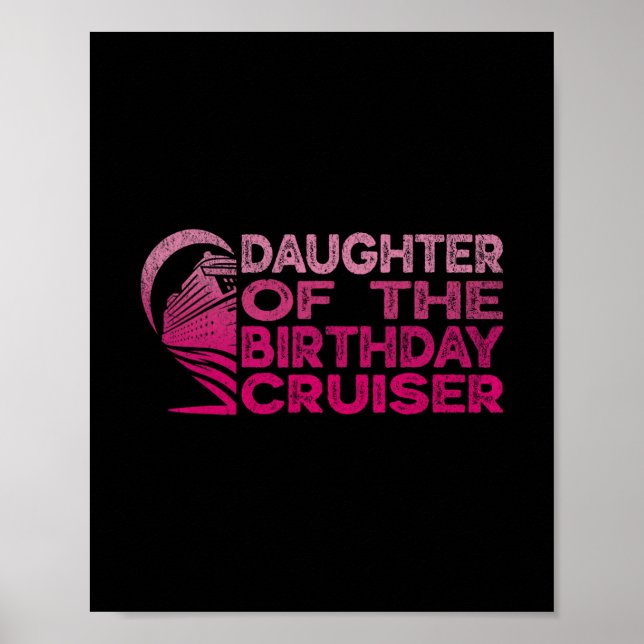 Affiche Fille du croiseur d'anniversaire Drôle de croisièr (Devant)