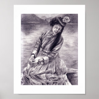 Affiche Fille du lac Lugu