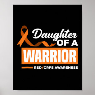 Affiche Fille D'Un Guerrier Soutien Soutien Rsd Crps Un