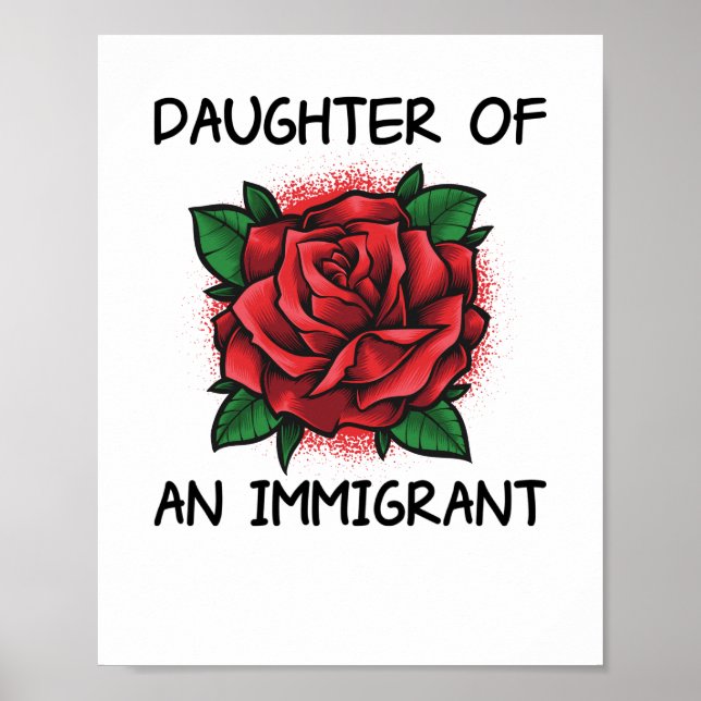 Affiche fille d'un immigrant (Devant)